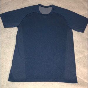 Lululemon blue short sleeve shirt